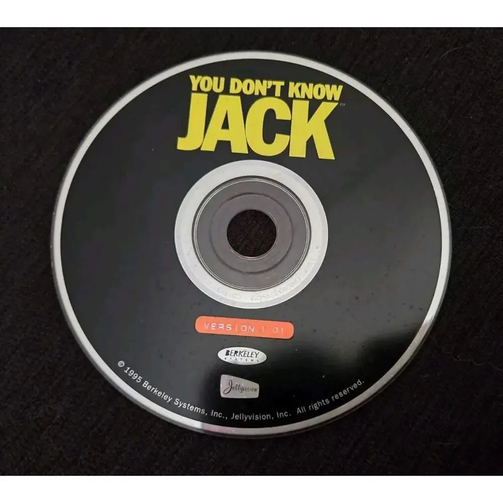 You Dont Know Jack Volumes 1, 2 & 3 PC CD ROM Vintage Trivia Games Lot Of 3 Game